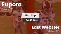 Matchup: Eupora vs. East Webster  2020