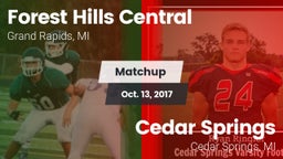Matchup: Forest Hills Central vs. Cedar Springs  2017