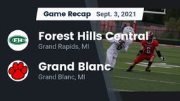 Recap: Forest Hills Central  vs. Grand Blanc  2021