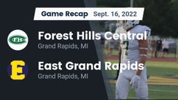 Recap: Forest Hills Central  vs. East Grand Rapids  2022