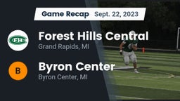 Recap: Forest Hills Central  vs. Byron Center  2023