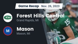 Recap: Forest Hills Central  vs. Mason  2023