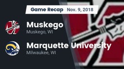 Recap: Muskego  vs. Marquette University  2018