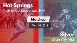 Matchup: Hot Springs vs. Silver  2016
