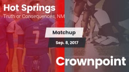 Matchup: Hot Springs vs. Crownpoint 2017