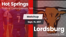 Matchup: Hot Springs vs. Lordsburg  2017