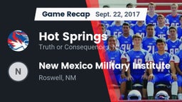 Recap: Hot Springs  vs. New Mexico Military Institute  2017