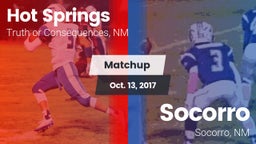 Matchup: Hot Springs vs. Socorro  2017