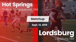 Matchup: Hot Springs vs. Lordsburg  2019