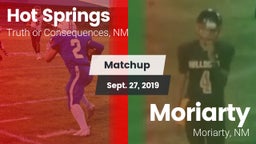 Matchup: Hot Springs vs. Moriarty  2019