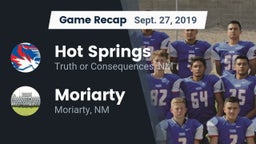 Recap: Hot Springs  vs. Moriarty  2019