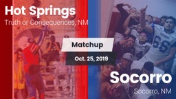 Matchup: Hot Springs vs. Socorro  2019