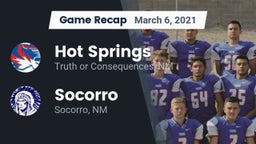 Recap: Hot Springs  vs. Socorro  2021