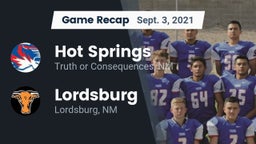 Recap: Hot Springs  vs. Lordsburg  2021