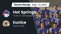 Recap: Hot Springs  vs. Eunice  2021