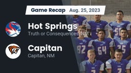 Recap: Hot Springs  vs. Capitan  2023