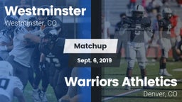 Matchup: Westminster vs. Warriors Athletics 2019