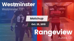 Matchup: Westminster vs. Rangeview  2019