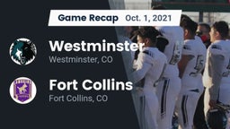Recap: Westminster  vs. Fort Collins  2021