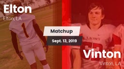 Matchup: Elton vs. Vinton  2019