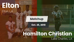 Matchup: Elton vs. Hamilton Christian  2019