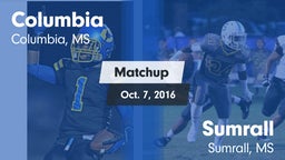 Matchup: Columbia vs. Sumrall  2016