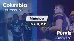 Matchup: Columbia vs. Purvis  2016
