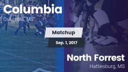 Matchup: Columbia vs. North Forrest  2017