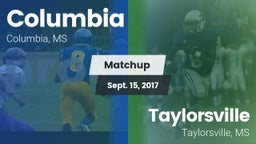 Matchup: Columbia vs. Taylorsville  2017