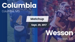 Matchup: Columbia vs. Wesson  2017