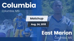 Matchup: Columbia vs. East Marion  2018