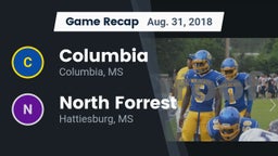 Recap: Columbia  vs. North Forrest  2018
