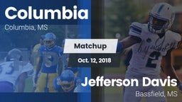 Matchup: Columbia vs. Jefferson Davis  2018