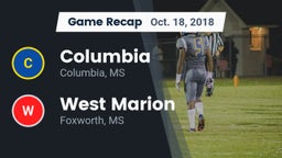 Recap: Columbia  vs. West Marion  2018