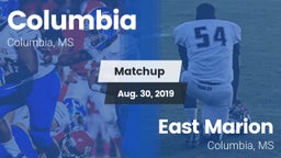Matchup: Columbia vs. East Marion  2019
