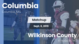 Matchup: Columbia vs. Wilkinson County  2019