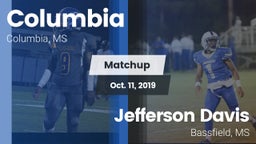 Matchup: Columbia vs. Jefferson Davis  2019