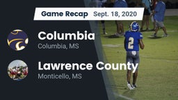 Recap: Columbia  vs. Lawrence County  2020