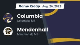 Recap: Columbia  vs. Mendenhall  2022