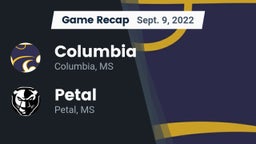 Recap: Columbia  vs. Petal  2022