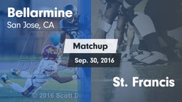 Matchup: Bellarmine vs. St. Francis 2016