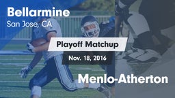 Matchup: Bellarmine vs. Menlo-Atherton 2016