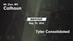 Matchup: Calhoun vs. Tyler Consolidated 2016