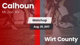 Matchup: Calhoun vs. Wirt County 2017