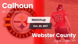 Matchup: Calhoun vs. Webster County  2017