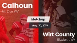Matchup: Calhoun vs. Wirt County  2019