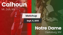 Matchup: Calhoun vs. Notre Dame  2019