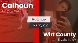 Matchup: Calhoun vs. Wirt County  2020
