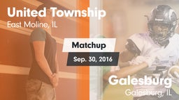 Matchup: United Township vs. Galesburg  2016