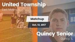 Matchup: United Township vs. Quincy Senior  2017